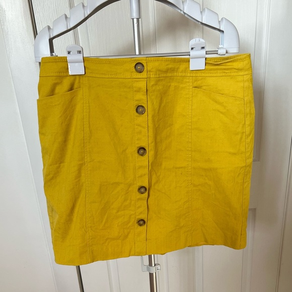 Yellow Loft Shift Skirt - Picture 1 of 2